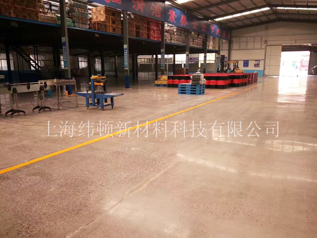 化工厂固化剂地坪交工！