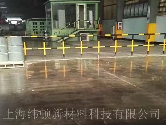 钢板厂渗透硬化剂地坪完工！